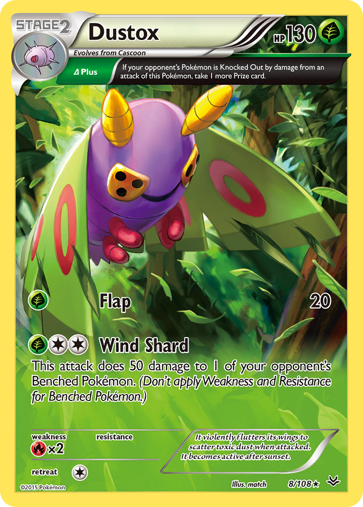 Dustox (8/108) [XY: Roaring Skies] - Card Brawlers | Quebec | Canada | Yu-Gi-Oh!