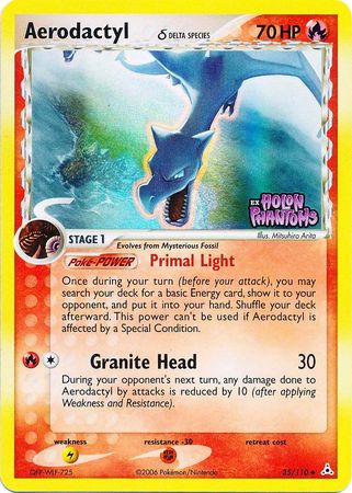 Aerodactyl (35/110) (Delta Species) (Stamped) [EX: Holon Phantoms] - Card Brawlers | Quebec | Canada | Yu-Gi-Oh!