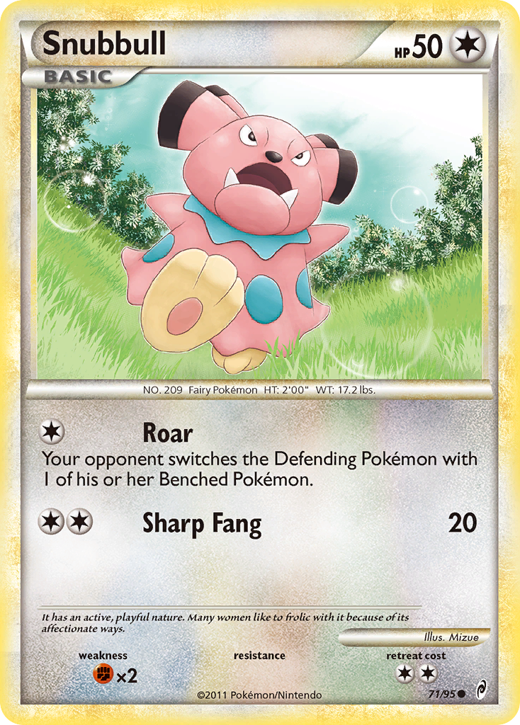 Snubbull (71/95) [HeartGold & SoulSilver: Call of Legends] - Card Brawlers | Quebec | Canada | Yu-Gi-Oh!