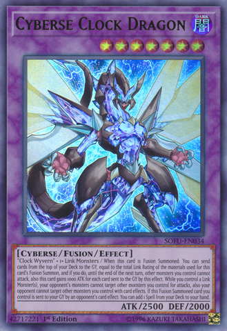 Cyberse Clock Dragon [SOFU-EN034] Ultra Rare - Card Brawlers | Quebec | Canada | Yu-Gi-Oh!