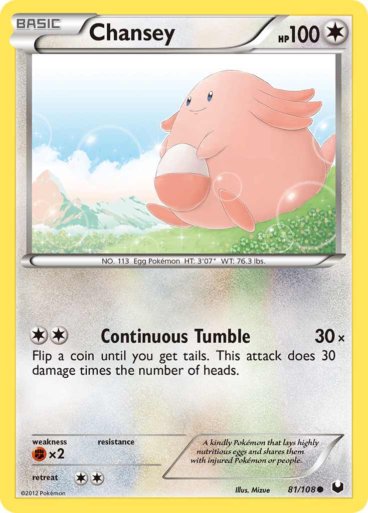 Chansey (81/108) [Black & White: Dark Explorers] - Card Brawlers | Quebec | Canada | Yu-Gi-Oh!