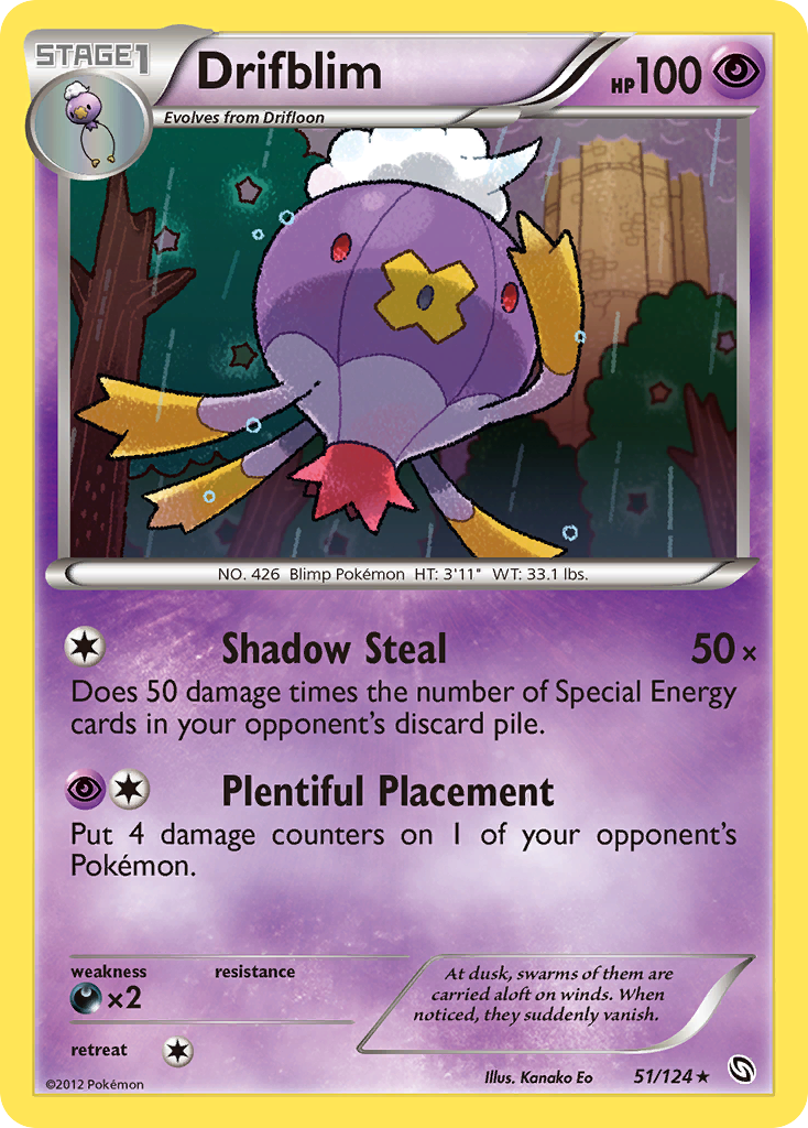 Drifblim (51/124) [Black & White: Dragons Exalted] - Card Brawlers | Quebec | Canada | Yu-Gi-Oh!