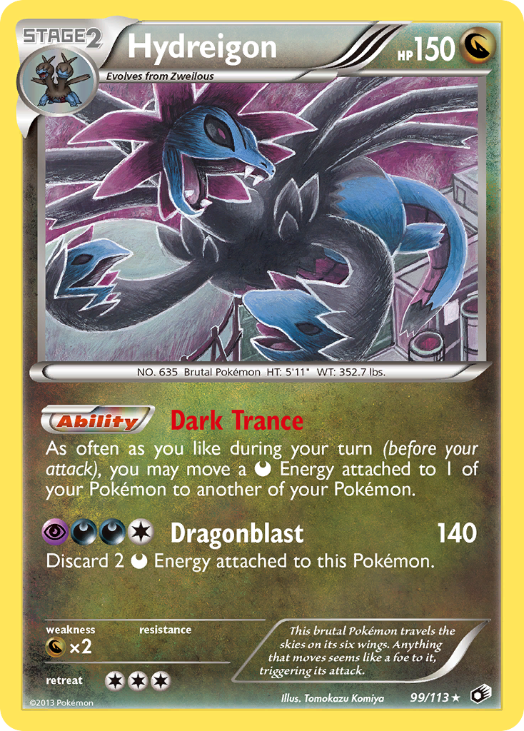 Hydreigon (99/113) [Black & White: Legendary Treasures] - Card Brawlers | Quebec | Canada | Yu-Gi-Oh!