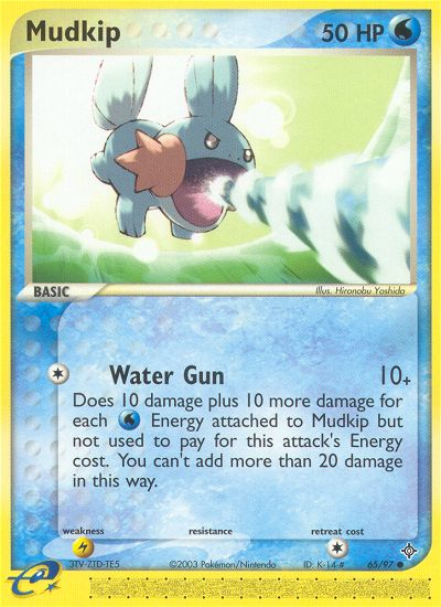 Mudkip (65/97) [EX: Dragon] - Card Brawlers | Quebec | Canada | Yu-Gi-Oh!