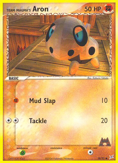 Team Magma's Aron (58/95) [EX: Team Magma vs Team Aqua] - Card Brawlers | Quebec | Canada | Yu-Gi-Oh!