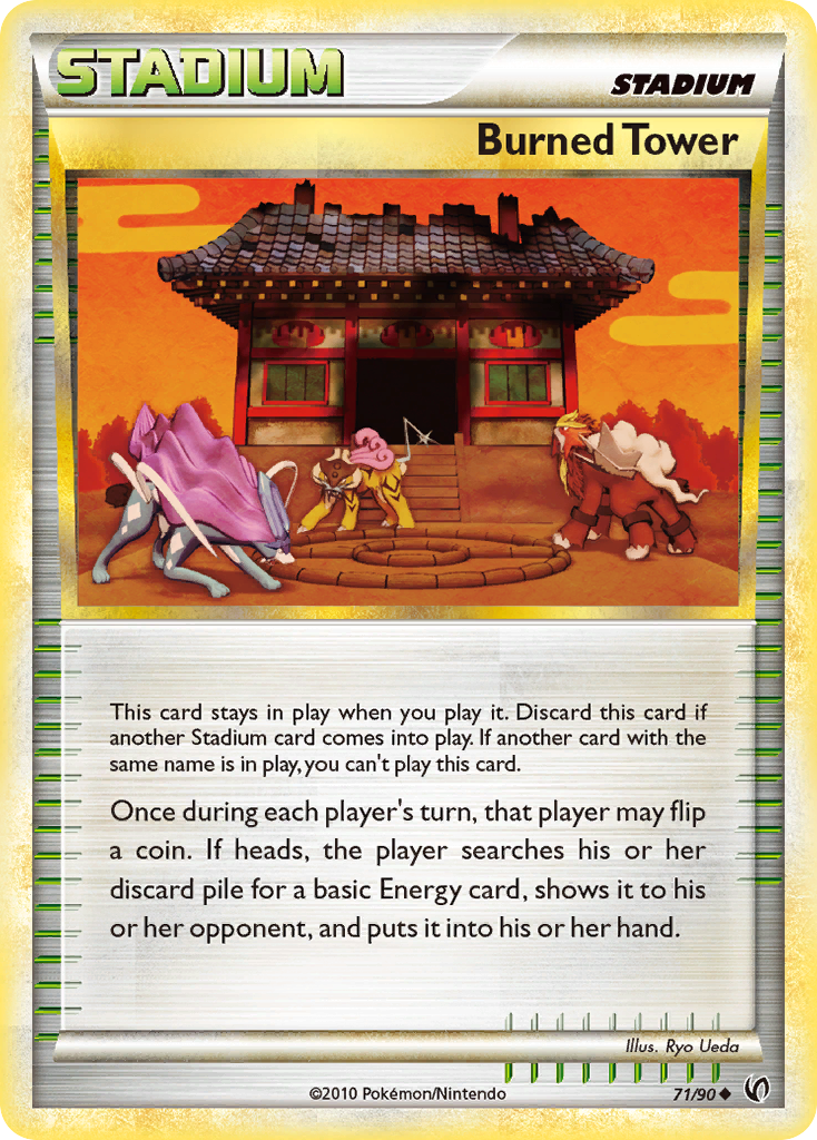 Burned Tower (71/90) [HeartGold & SoulSilver: Undaunted] - Card Brawlers | Quebec | Canada | Yu-Gi-Oh!