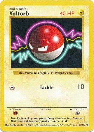 Voltorb (67/102) [Base Set Shadowless Unlimited] - Card Brawlers | Quebec | Canada | Yu-Gi-Oh!