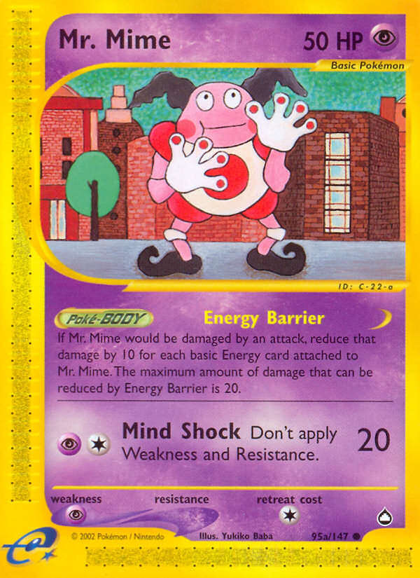 Mr. Mime (95a/147) [Aquapolis] - Card Brawlers | Quebec | Canada | Yu-Gi-Oh!