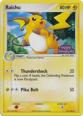 Raichu (51/110) (Stamped) [EX: Holon Phantoms] - Card Brawlers | Quebec | Canada | Yu-Gi-Oh!