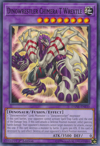 Dinowrestler Chimera T Wrextle [DANE-EN030] Common - Card Brawlers | Quebec | Canada | Yu-Gi-Oh!