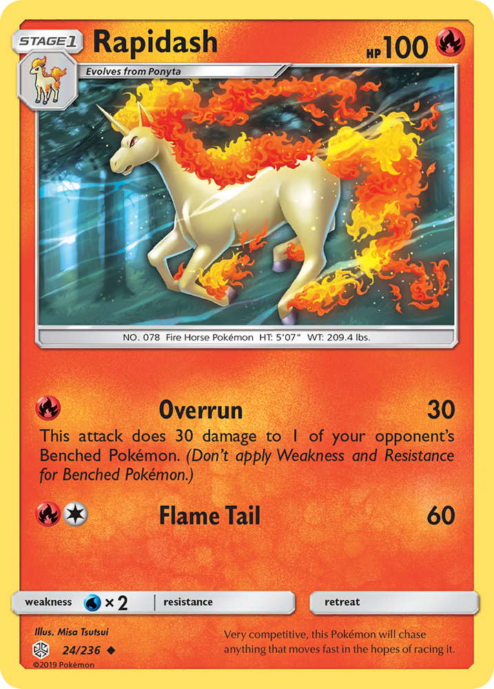 Rapidash (24/236) [Sun & Moon: Cosmic Eclipse] - Card Brawlers | Quebec | Canada | Yu-Gi-Oh!