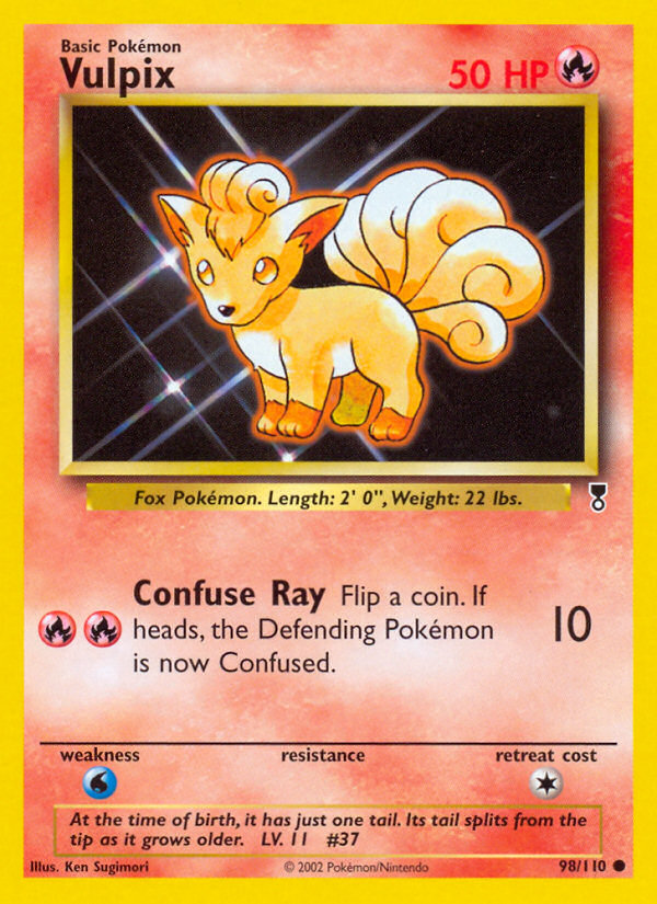 Vulpix (98/110) [Legendary Collection] - Card Brawlers | Quebec | Canada | Yu-Gi-Oh!