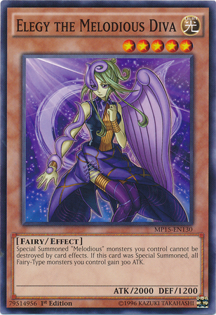Elegy the Melodious Diva [MP15-EN130] Common - Card Brawlers | Quebec | Canada | Yu-Gi-Oh!