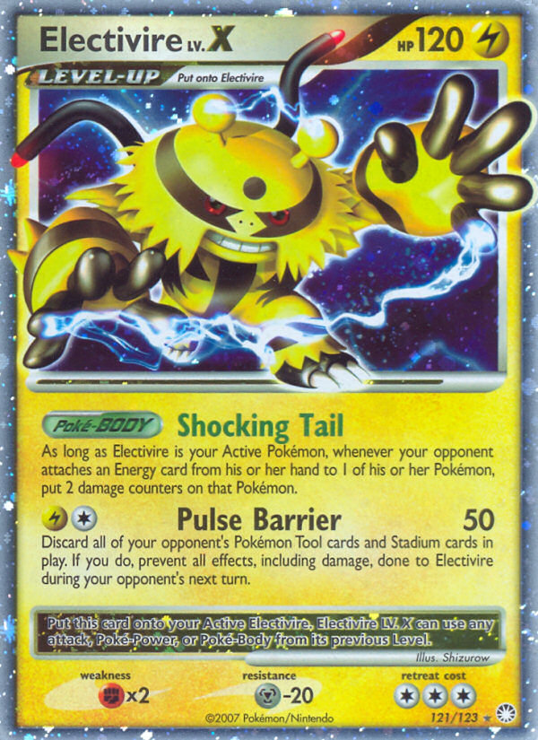 Electivire LV.X (121/123) [Diamond & Pearl: Mysterious Treasures] - Card Brawlers | Quebec | Canada | Yu-Gi-Oh!