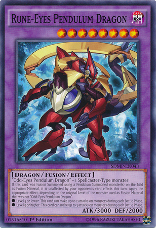 Rune-Eyes Pendulum Dragon [SDMP-EN043] Common - Card Brawlers | Quebec | Canada | Yu-Gi-Oh!