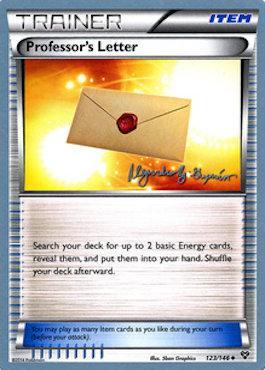 Professor's Letter (123/146) (Primal Groudon - Alejandro Ng-Guzman) [World Championships 2015] - Card Brawlers | Quebec | Canada | Yu-Gi-Oh!