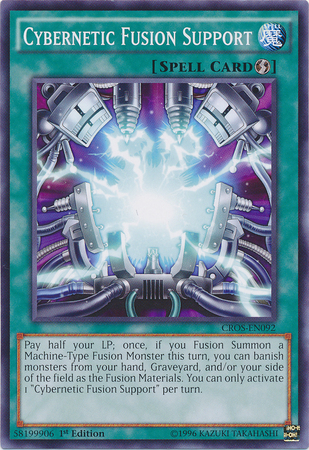 Cybernetic Fusion Support [CROS-EN092] Common - Card Brawlers | Quebec | Canada | Yu-Gi-Oh!