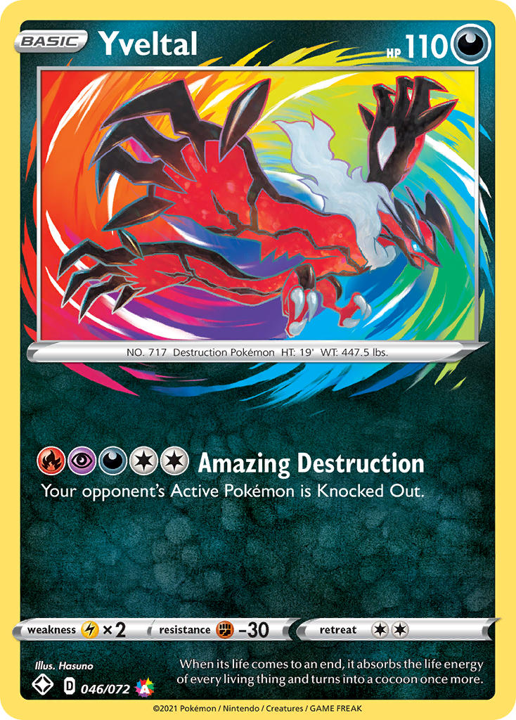 Yveltal (046/072) [Sword & Shield: Shining Fates] - Card Brawlers | Quebec | Canada | Yu-Gi-Oh!