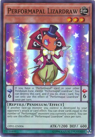 Performapal Lizardraw [OP01-EN006] Super Rare - Yu-Gi-Oh! - Card Brawlers | Quebec | Canada |