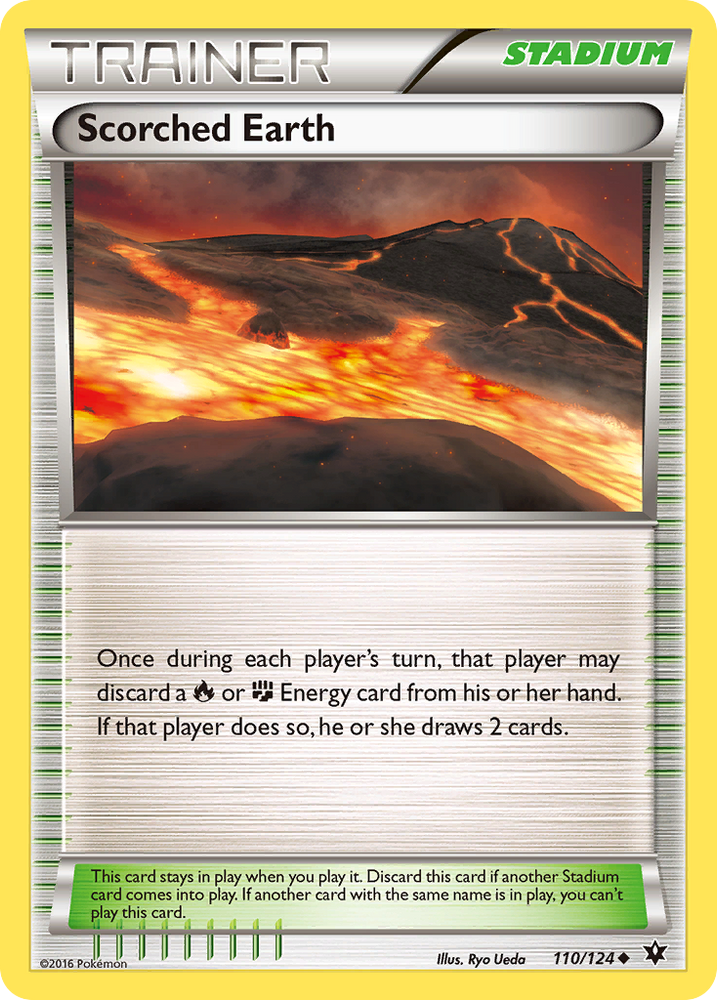 Scorched Earth (110/124) [XY: Fates Collide] - Card Brawlers | Quebec | Canada | Yu-Gi-Oh!