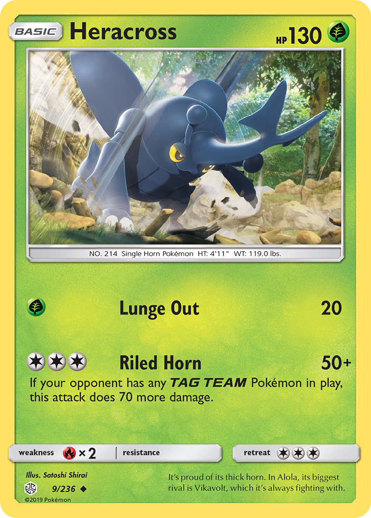 Heracross (9/236) [Sun & Moon: Cosmic Eclipse] - Card Brawlers | Quebec | Canada | Yu-Gi-Oh!