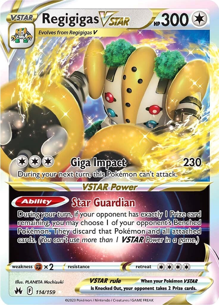 Regigigas VSTAR (114/159) [Sword & Shield: Crown Zenith] - Card Brawlers | Quebec | Canada | Yu-Gi-Oh!