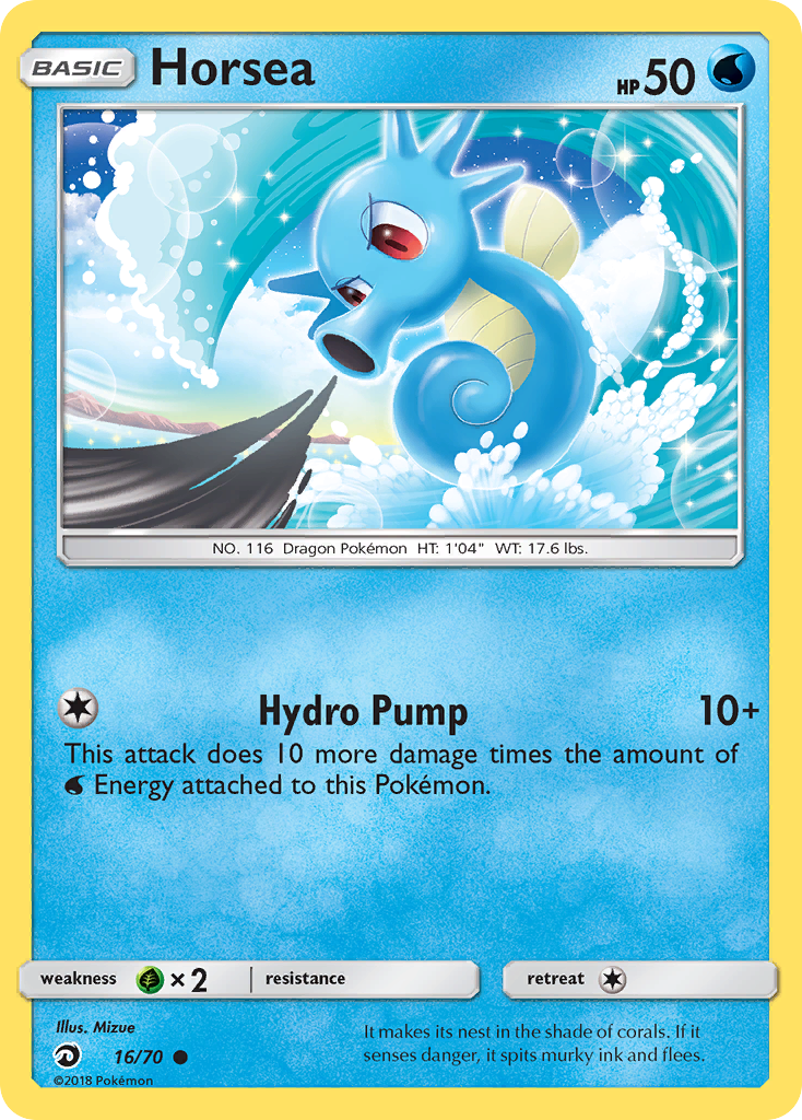 Horsea (16/70) [Sun & Moon: Dragon Majesty] - Card Brawlers | Quebec | Canada | Yu-Gi-Oh!
