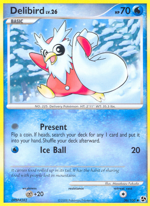 Delibird (36/106) [Diamond & Pearl: Great Encounters] - Card Brawlers | Quebec | Canada | Yu-Gi-Oh!