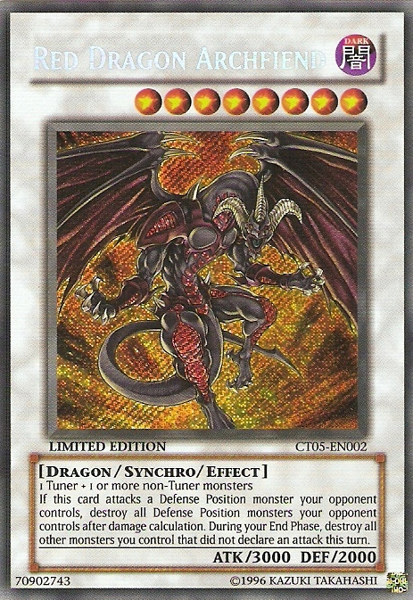 Red Dragon Archfiend [CT05-EN002] Secret Rare - Yu-Gi-Oh! - Card Brawlers | Quebec | Canada |