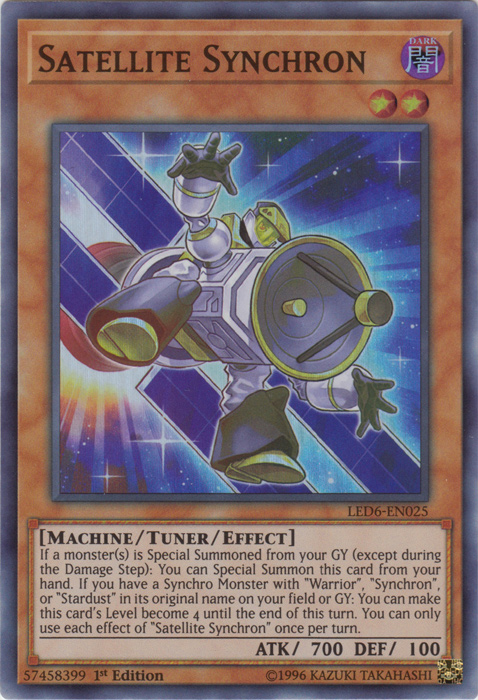 Satellite Synchron [LED6-EN025] Super Rare - Card Brawlers | Quebec | Canada | Yu-Gi-Oh!