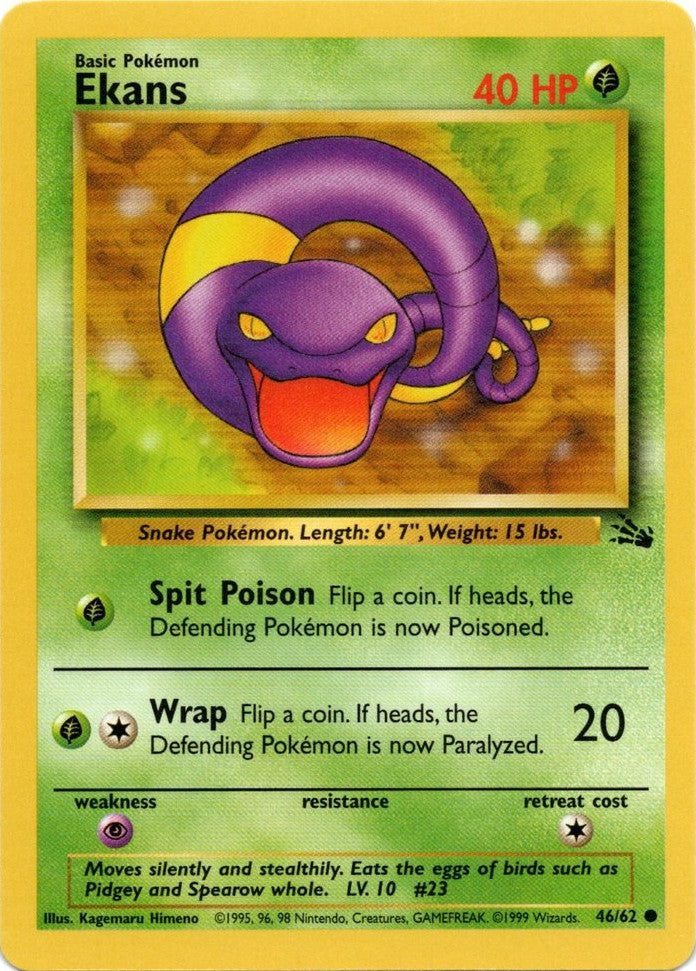 Ekans (46/62) [Fossil Unlimited] - Card Brawlers | Quebec | Canada | Yu-Gi-Oh!