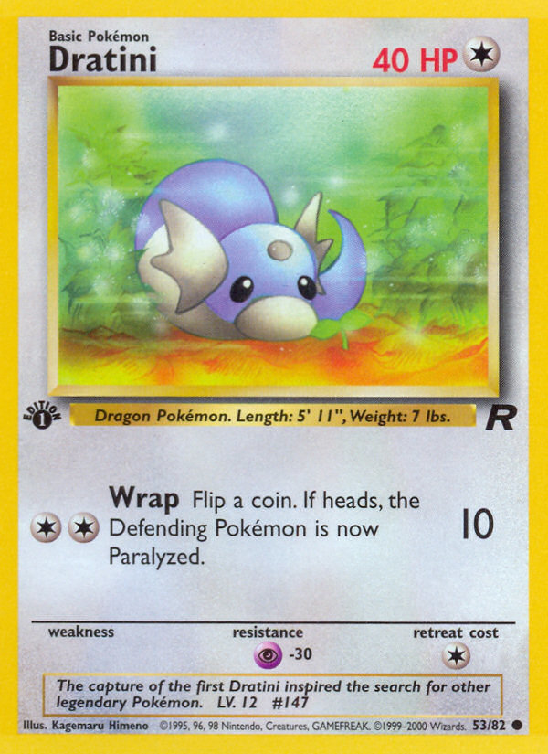 Dratini (53/82) [Team Rocket 1st Edition] - Card Brawlers | Quebec | Canada | Yu-Gi-Oh!