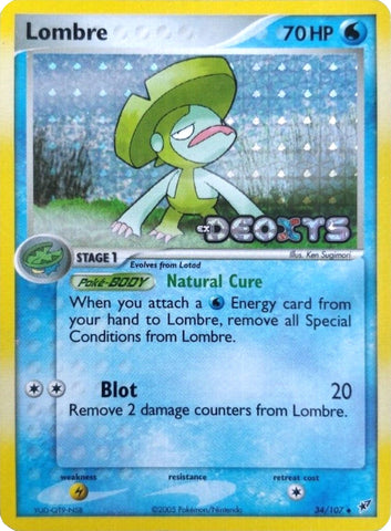 Lombre (34/107) (Stamped) [EX: Deoxys] - Card Brawlers | Quebec | Canada | Yu-Gi-Oh!