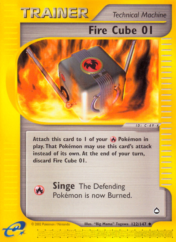 Fire Cube 01 (122/147) [Aquapolis] - Card Brawlers | Quebec | Canada | Yu-Gi-Oh!