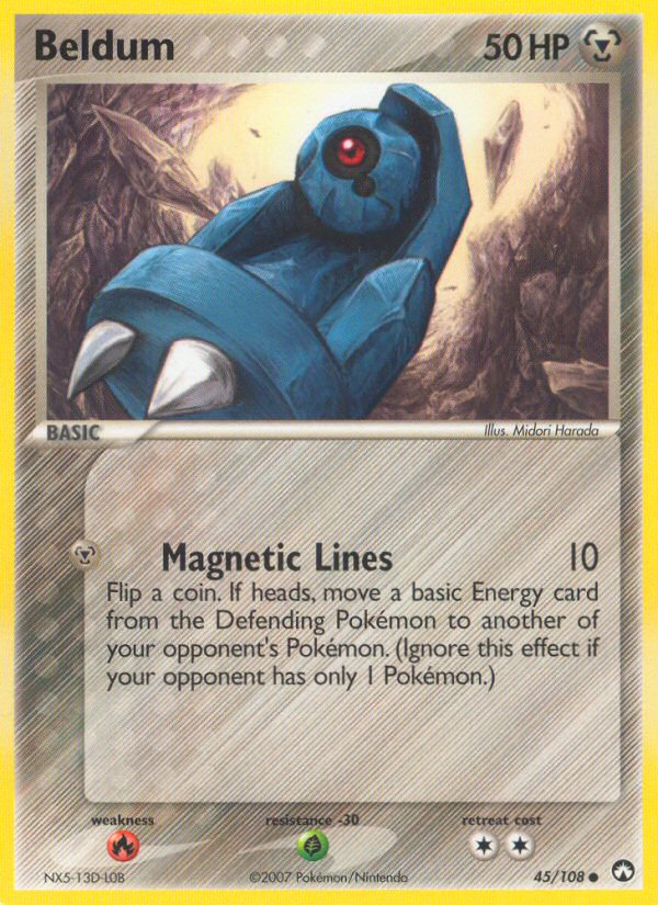Beldum (45/108) [EX: Power Keepers] - Card Brawlers | Quebec | Canada | Yu-Gi-Oh!