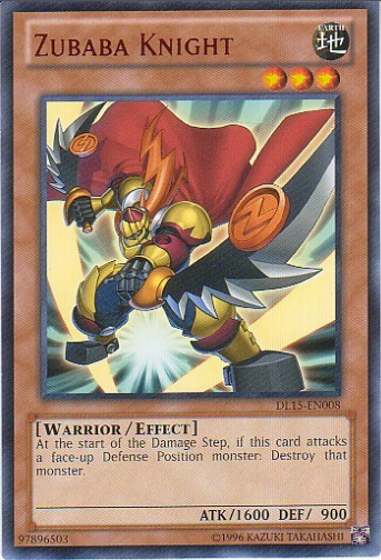 Zubaba Knight (Red) [DL15-EN008] Rare - Card Brawlers | Quebec | Canada | Yu-Gi-Oh!