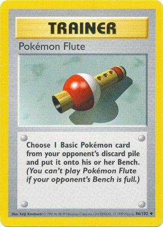 Pokemon Flute (86/102) [Base Set Shadowless Unlimited] - Card Brawlers | Quebec | Canada | Yu-Gi-Oh!