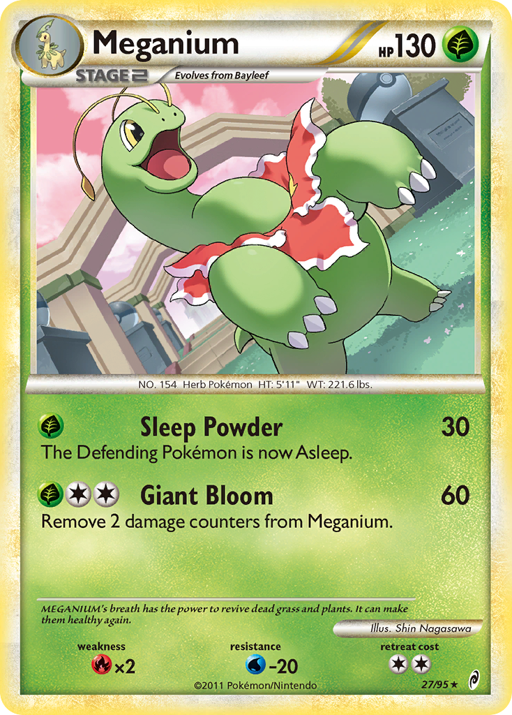 Meganium (27/95) [HeartGold & SoulSilver: Call of Legends] - Card Brawlers | Quebec | Canada | Yu-Gi-Oh!