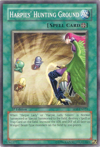 Harpies' Hunting Ground [SD8-EN024] Common - Card Brawlers | Quebec | Canada | Yu-Gi-Oh!