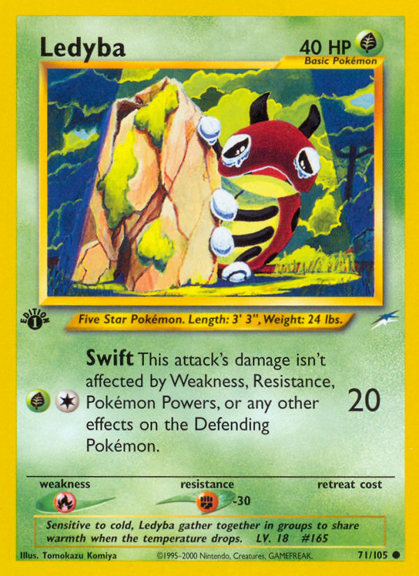 Ledyba (71/105) [Neo Destiny 1st Edition] - Card Brawlers | Quebec | Canada | Yu-Gi-Oh!