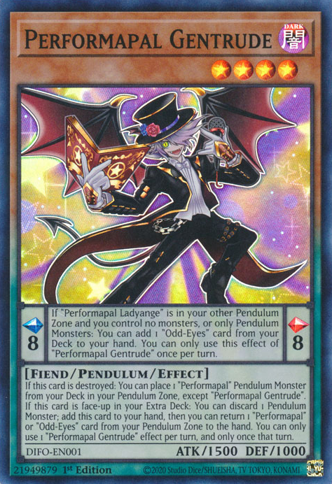 Performapal Gentrude [DIFO-EN001] Super Rare - Card Brawlers | Quebec | Canada | Yu-Gi-Oh!