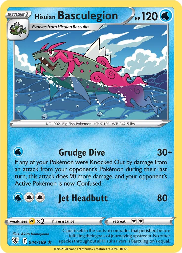 Hisuian Basculegion (044/189) [Sword & Shield: Astral Radiance] - Card Brawlers | Quebec | Canada | Yu-Gi-Oh!