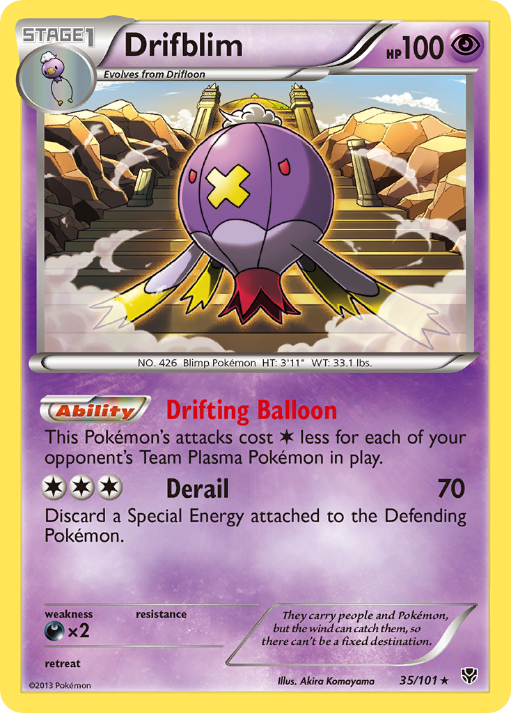 Drifblim (35/101) [Black & White: Plasma Blast] - Card Brawlers | Quebec | Canada | Yu-Gi-Oh!