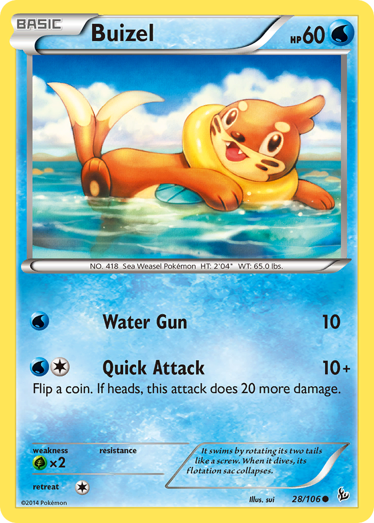 Buizel (28/106) [XY: Flashfire] - Card Brawlers | Quebec | Canada | Yu-Gi-Oh!