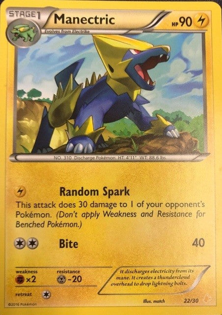 Manectric (22/30) [XY: Trainer Kit 3 - Pikachu Libre] - Card Brawlers | Quebec | Canada | Yu-Gi-Oh!