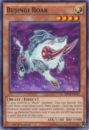 Bujingi Boar [MP14-EN147] Common - Card Brawlers | Quebec | Canada | Yu-Gi-Oh!