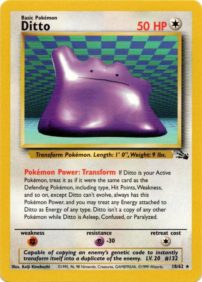 Ditto (18/62) [Fossil Unlimited] - Card Brawlers | Quebec | Canada | Yu-Gi-Oh!