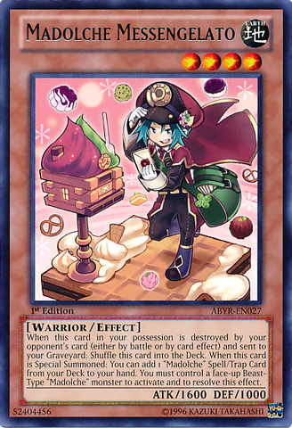 Madolche Messengelato [ABYR-EN027] Rare - Yu-Gi-Oh! - Card Brawlers | Quebec | Canada |