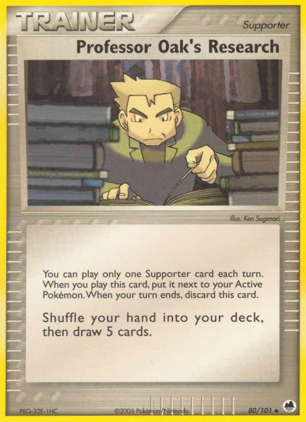 Professor Oak's Research (80/101) [EX: Dragon Frontiers] - Card Brawlers | Quebec | Canada | Yu-Gi-Oh!