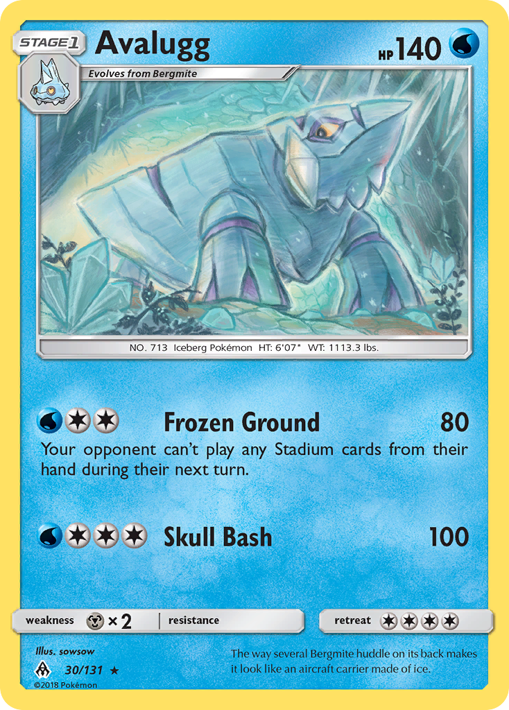 Avalugg (30/131) [Sun & Moon: Forbidden Light] - Card Brawlers | Quebec | Canada | Yu-Gi-Oh!